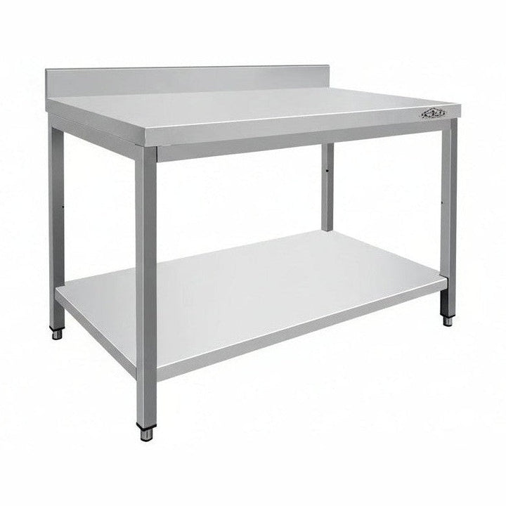 KRD Stainless Steel Work Table Bottom Shelf 1500(W)x850(H)x600(D)mm splashback