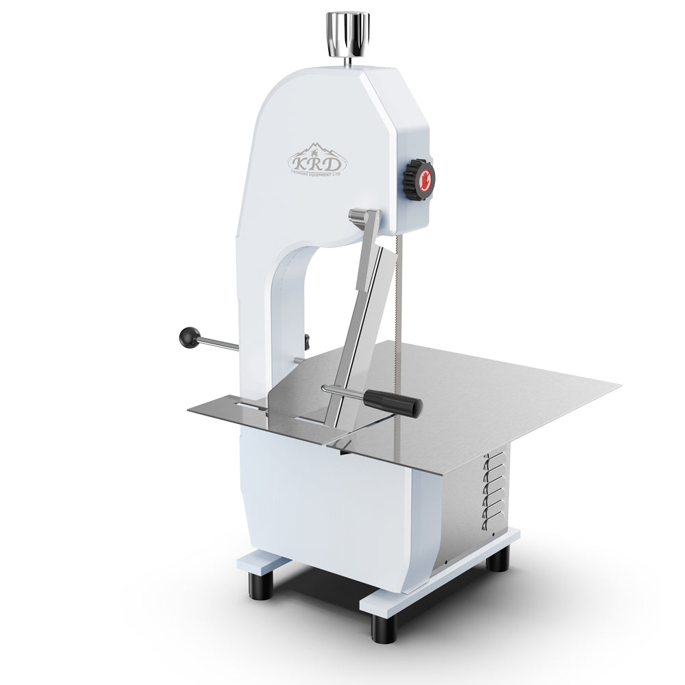 KRD Professional Bone Saw 1650mm Heavy Duty Countertop KR210A, anodized aluminum design, hygienic and rust-proof, commercial kitchen equipment.