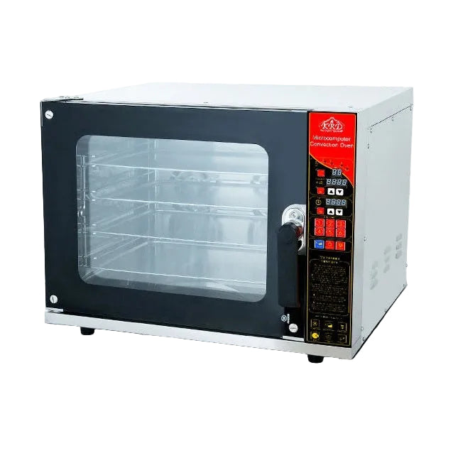 KRD Electric Perspective Convection Oven 2+2.6KW KR-4S with digital temperature control and stainless steel interior for even heating