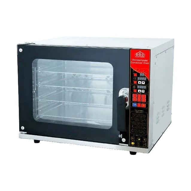 KRD Electric Perspective Convection Oven 2+2.6KW KR-4S with digital temperature control and stainless steel interior for even heating