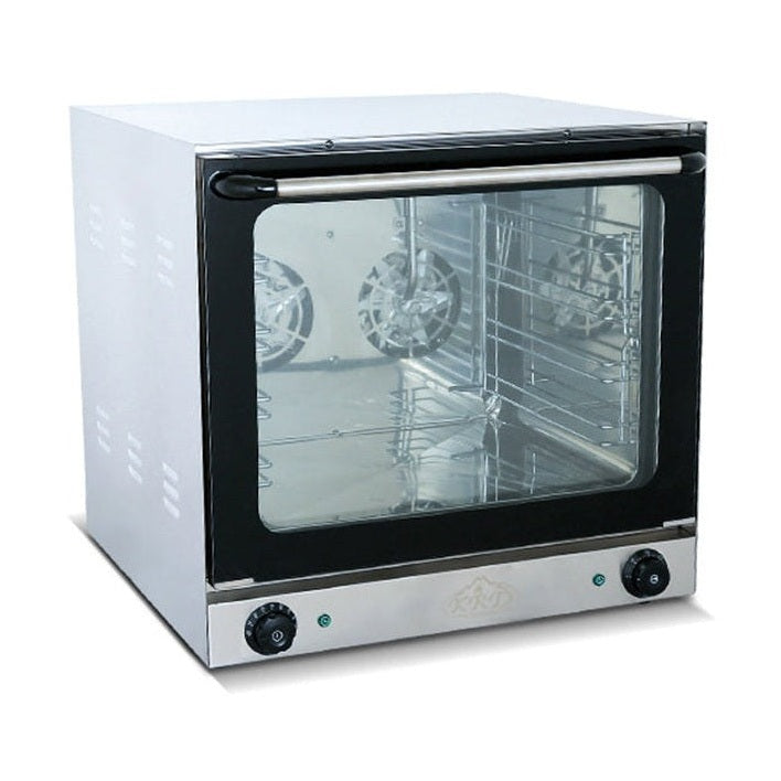 KRD Commercial Convection Oven with Steam Perspective convection oven 2.6KW KR-1A featuring powerful convection and large capacity.