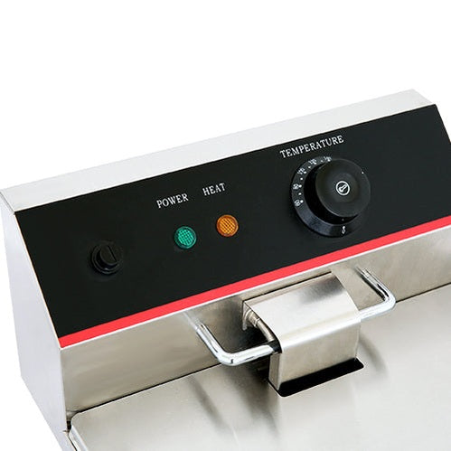 KRD Commercial Fryer Electric 8 litre Single 2.8kW Countertop KR-8L