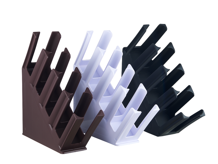 Tilted Cup Holder 4-Slots Polypropylene