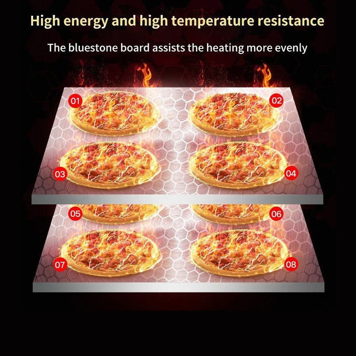 KRD Twin Deck Electric Pizza oven 4+4 pizzas of 8&