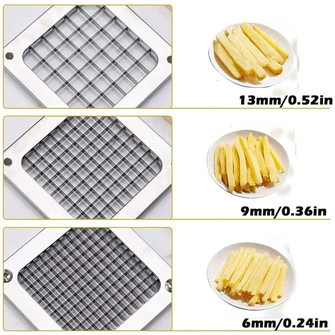 KRD Professional Potato Chip Cutter 3/8'' Manual chopper KR655