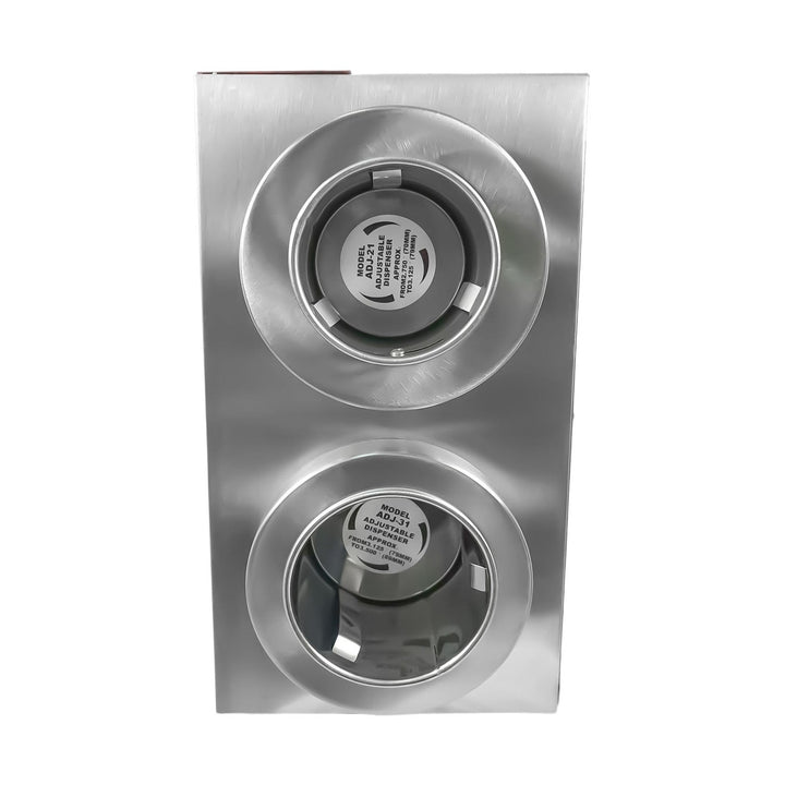 KRD Commercial Cup Dispenser 2 Slots 89 mm in diameter
