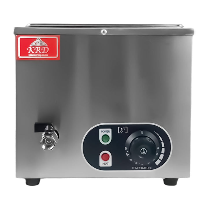 KRD Electric Bain Marie With 1/GN Pans And Lids Countertop KRB-1V, stainless steel commercial catering equipment for kitchens.