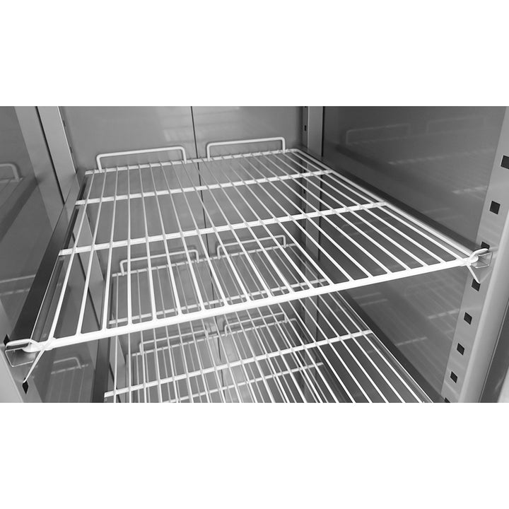 KRD Commercial Freezer Upright cabinet Stainless steel 610 litres Single door Ventilated cooling