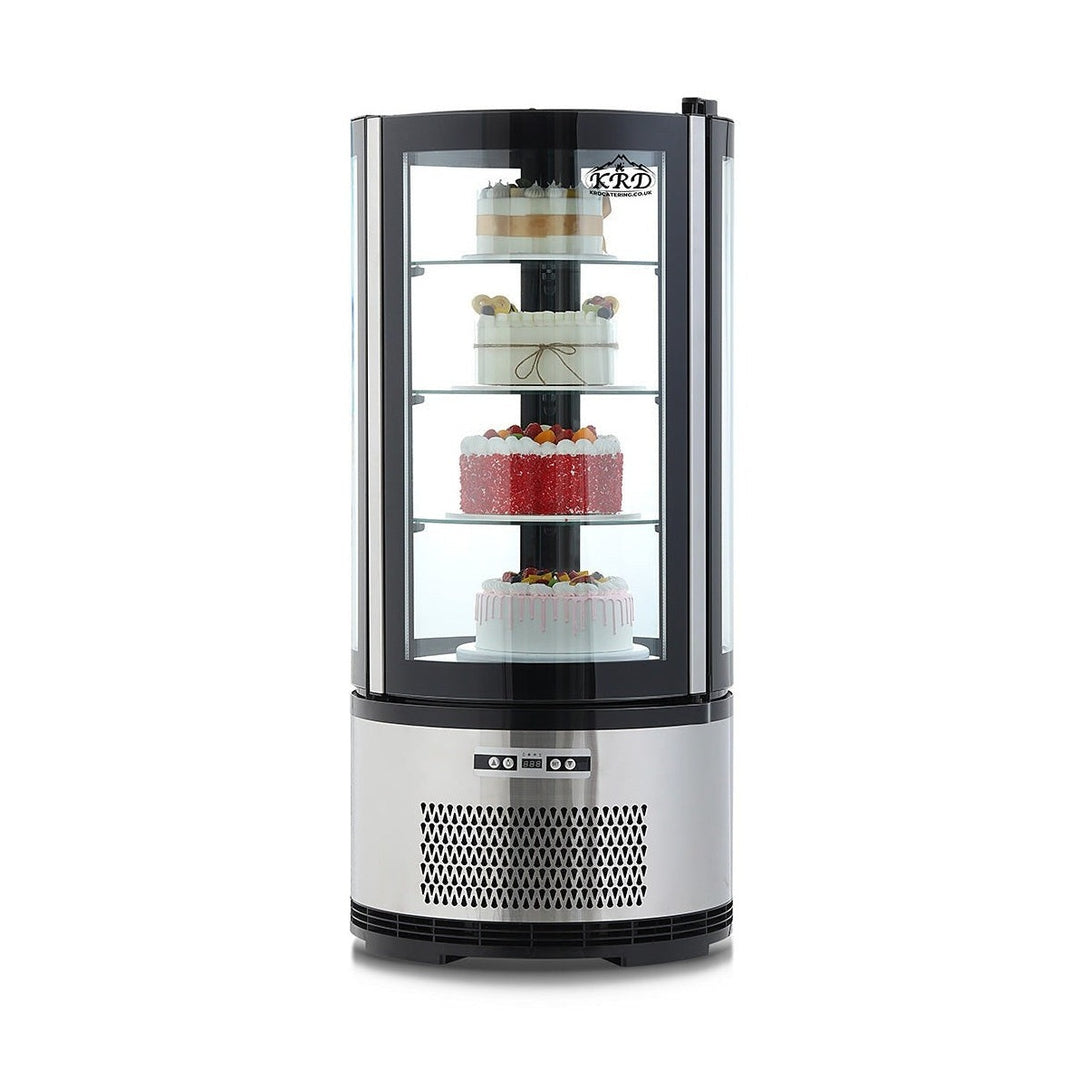 KRD Commercial 3 glass shelf Display Cooler 100L KR-100R