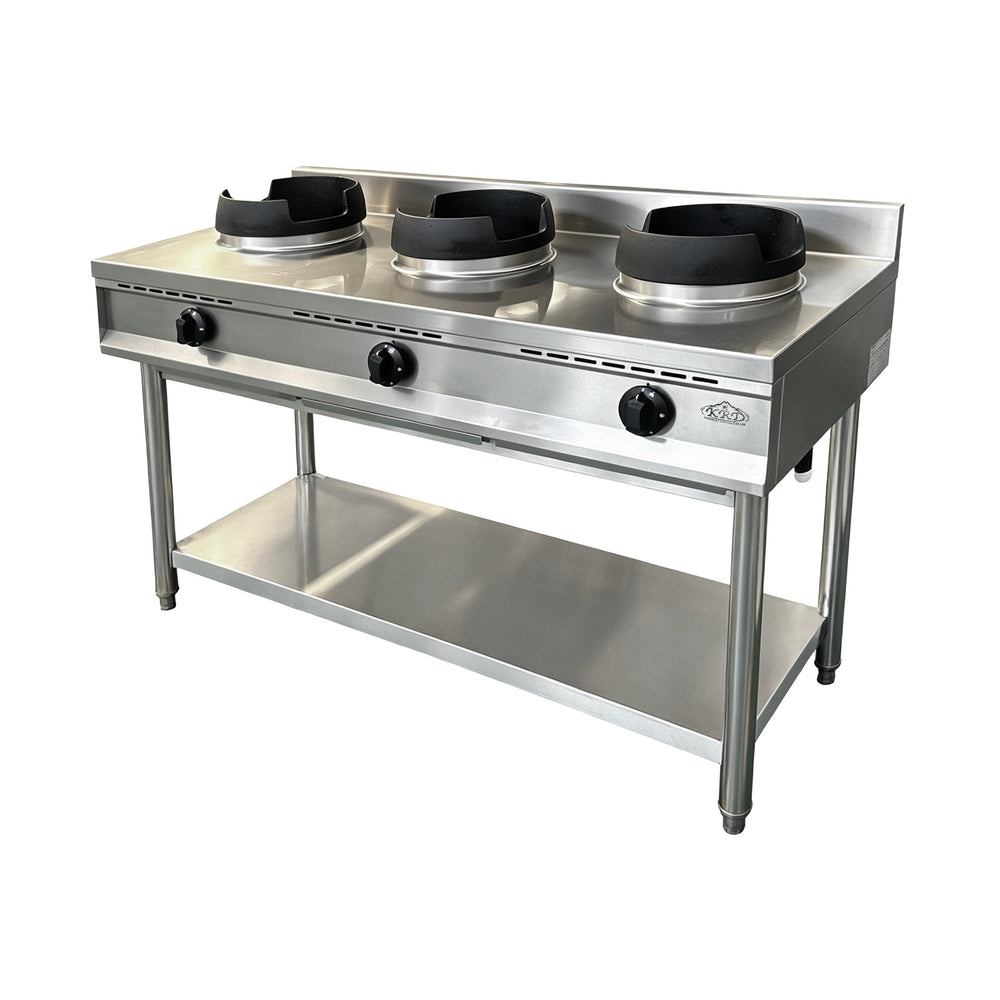 KRD Commercial Gas Stove Cooker NG with LPG nozzle 12*3kW TH-RZC-03