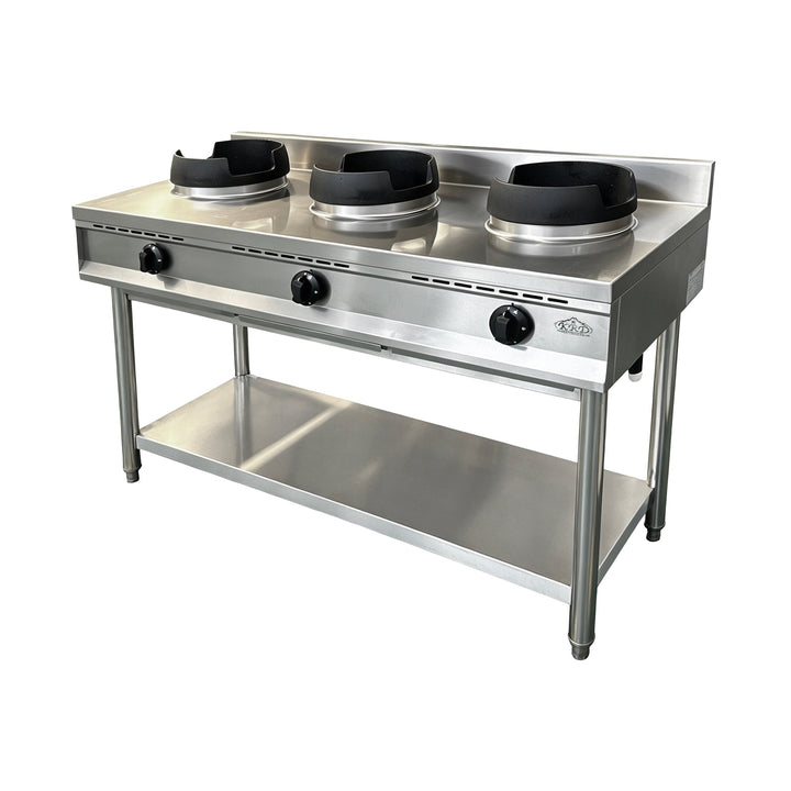 KRD Commercial Gas Stove Cooker NG with LPG nozzle 12*3kW TH-RZC-03
