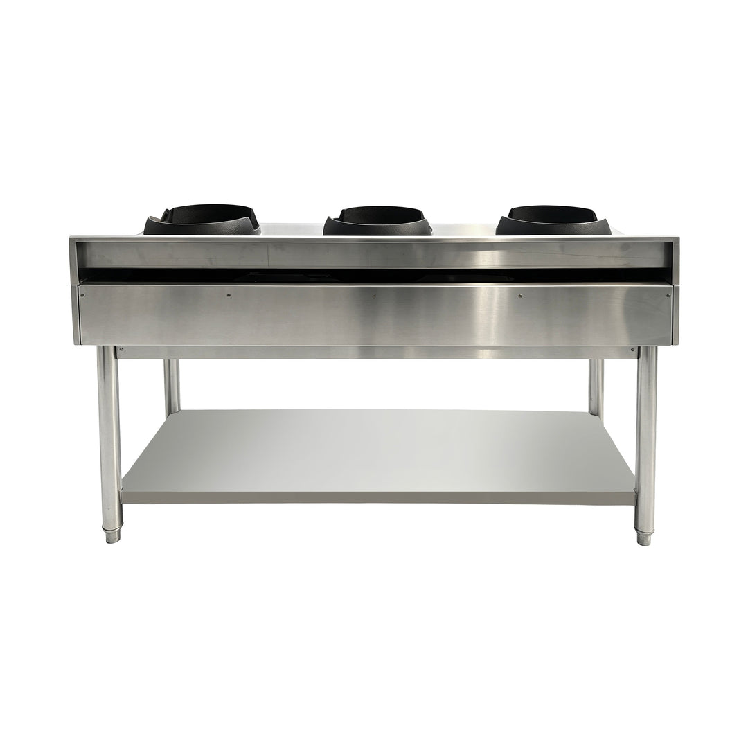 KRD Commercial Gas Stove Cooker NG with LPG nozzle 12*3kW TH-RZC-03