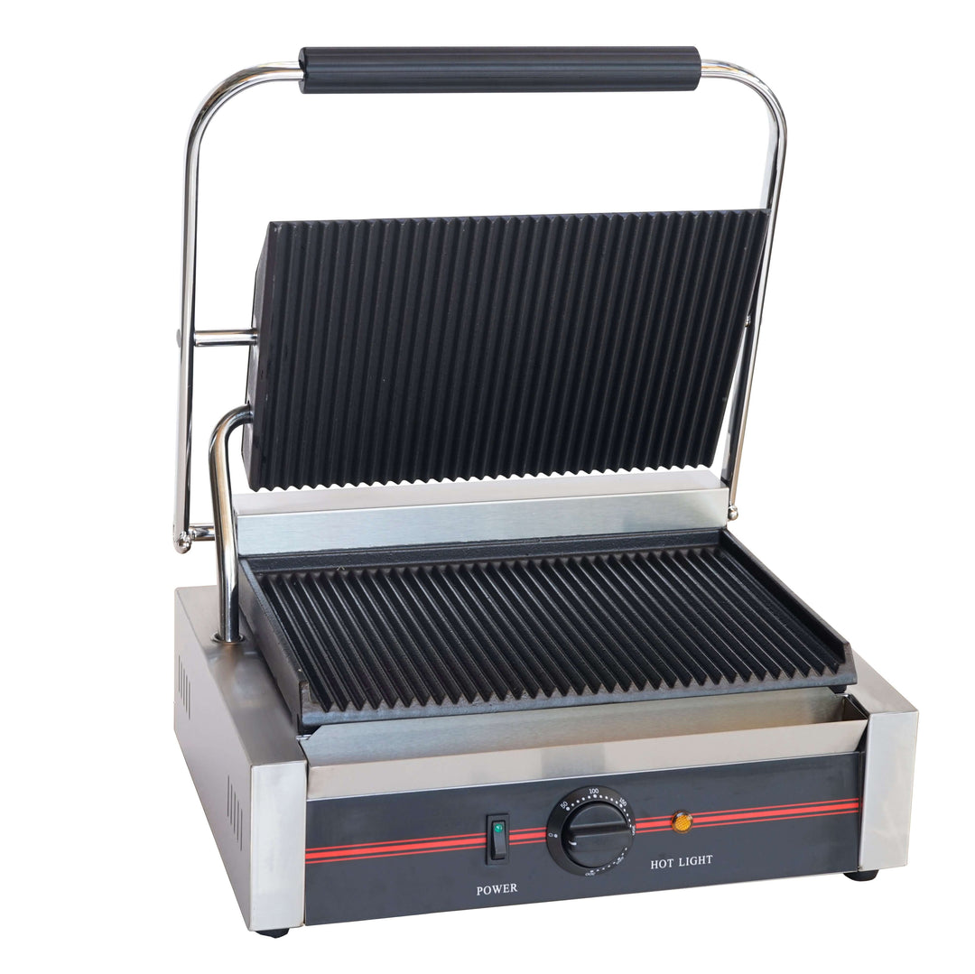 KRD Commercial Electric Panini Sandwich Grill. Electric Contact Grill