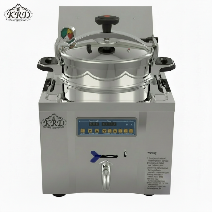 KRD Commercial Electric Pressure Fryer 22 Litres 3.5KW Countertop MZ22