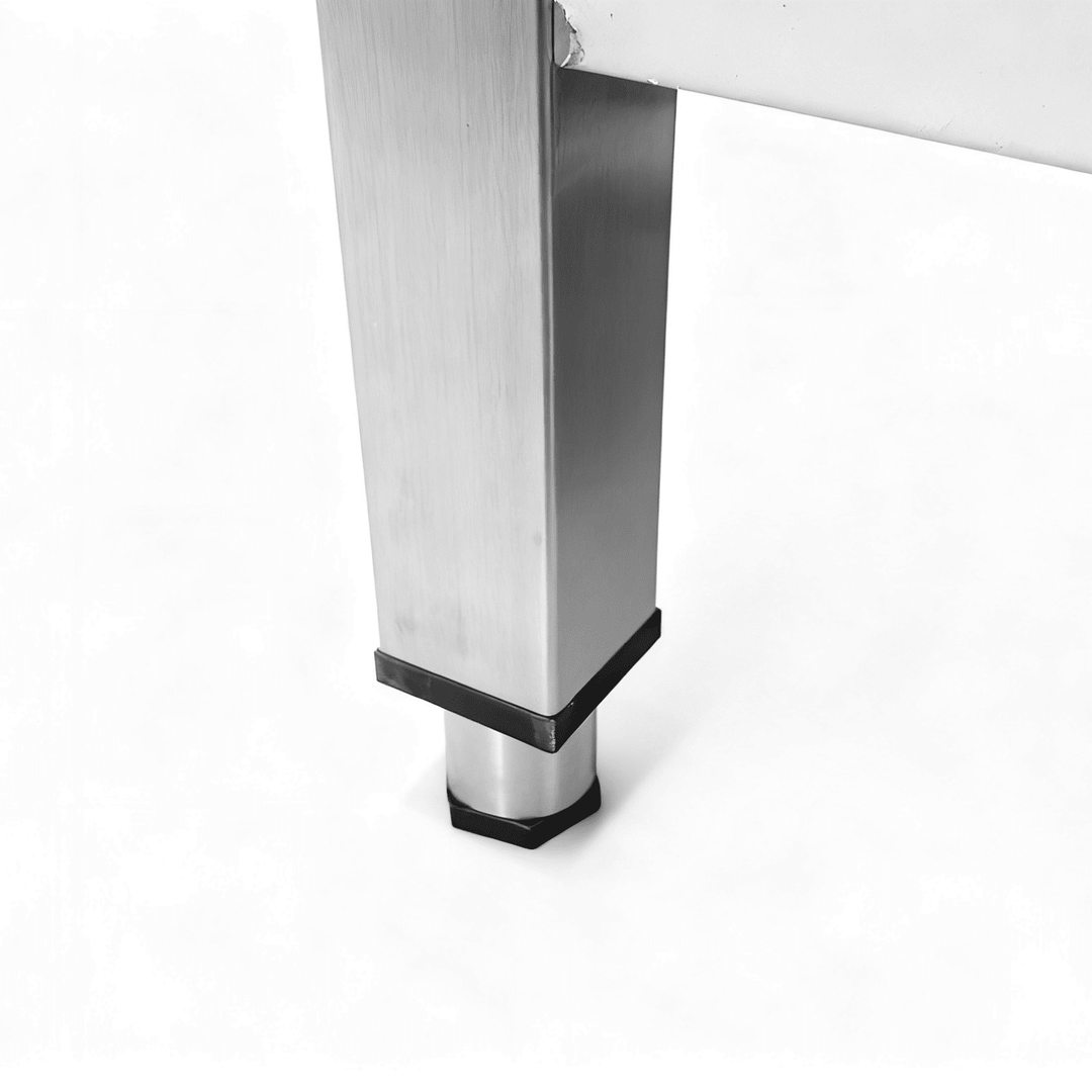 KRD Commercial Sink Stainless steel 2 bowls Right Bottom shelf Splashback 1400mm Depth 700mm