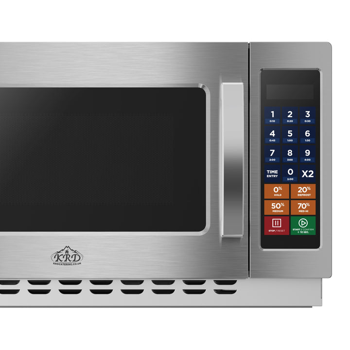 KRD Commercial Microwave Oven 34L 1400W 5 Power Levels PCM3414