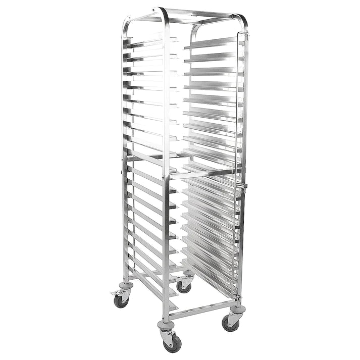 Multifunctional Racking Trolley 18 Shelves for Both GN Pan 1/1 , 40x60 cm Trays