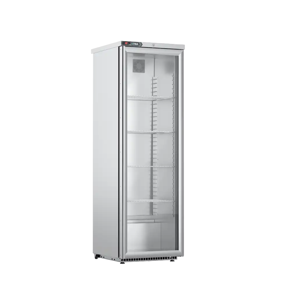 XR415G: 410L Glass Door Cabinet Refrigerator 33-115