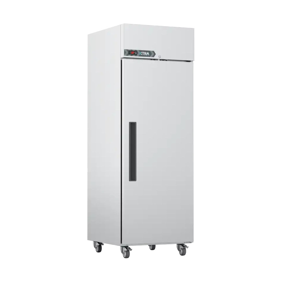 Foster extraXR600H: 600L Cabinet Refrigerator, Single door refrigerator cabinet, stainless steel exterior, commercial fridge.