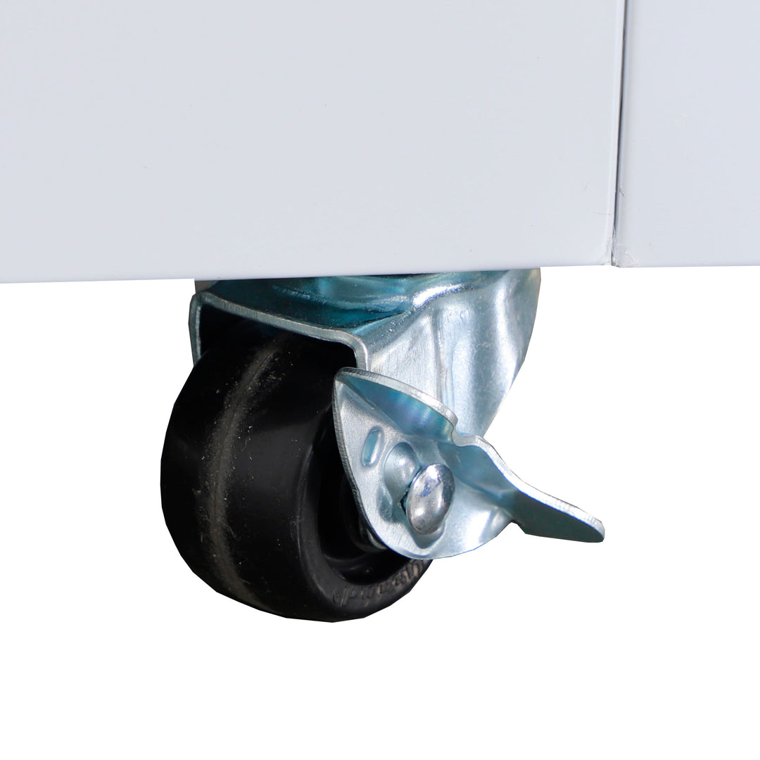 KRD Commercial Chest Freezer 357 Litres Solid Lid 1325x780x875mm White BD-40W359