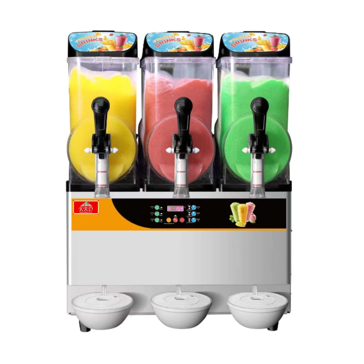 KRD Commercial Slush Machine 3x 12 litres 2-in-1