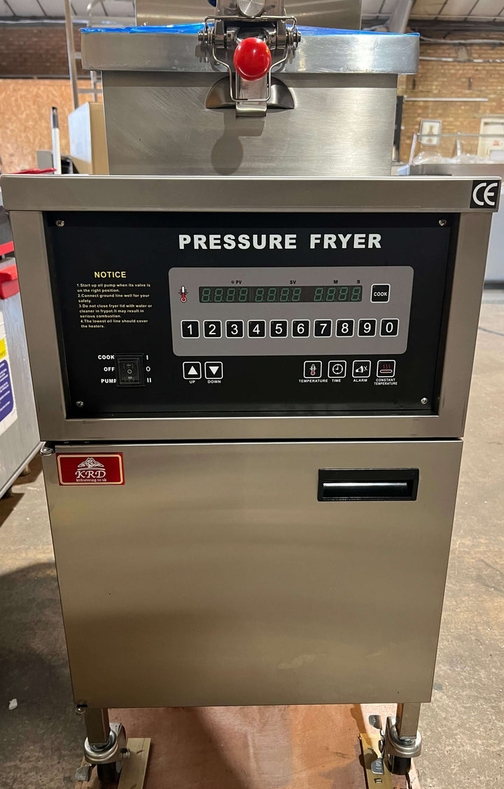 KRD Commercial Electric Pressure Fryer Digital controls 24 litres 13.5kW 400V PFE600