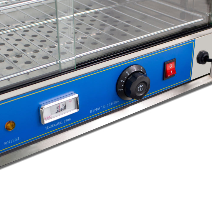 KRD Commercial Hot display case Pie warmer 4 shelves Countertop 1000W KR580