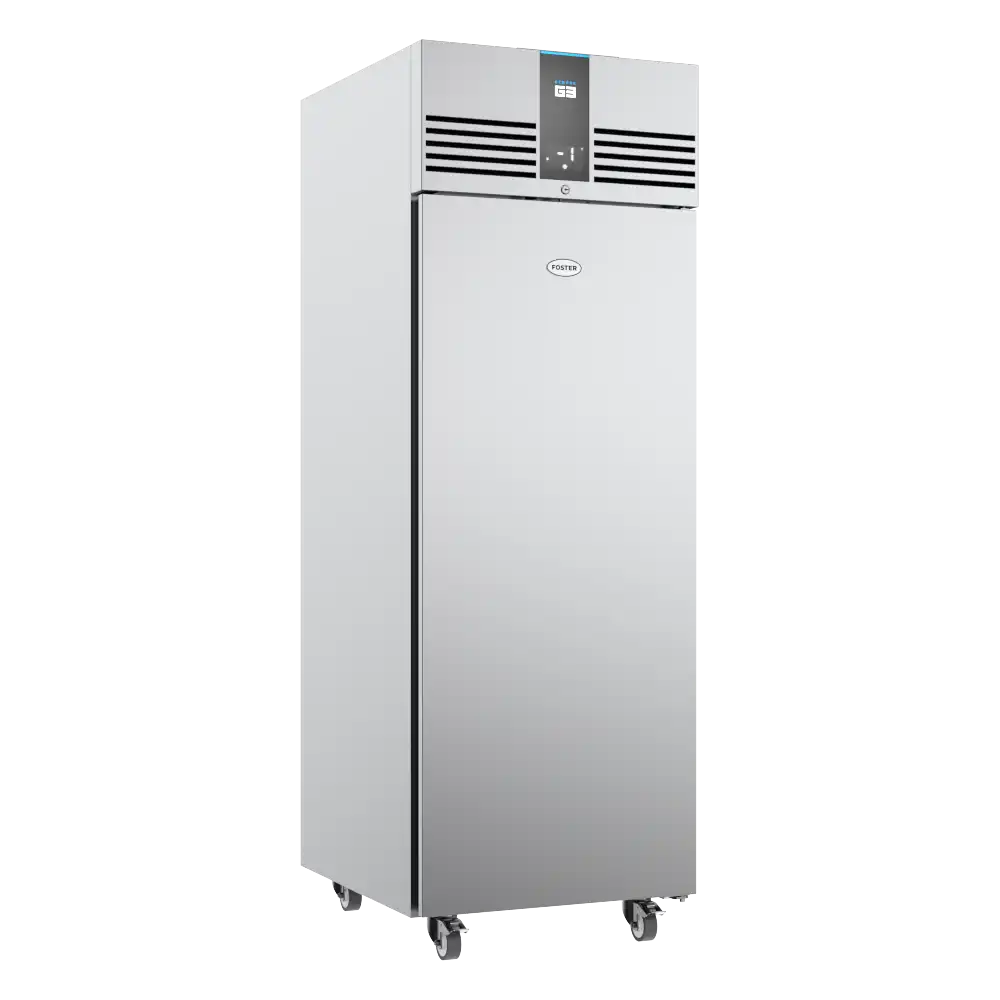 Foster EcoPro G3 1 Door 600Ltr Fish Fridge Cabinet Refrigerator designed for commercial kitchen equipment with stainless steel finish.