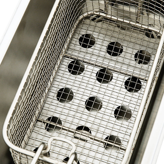 KRD Counter top 1-tank&1- basket electric fryer 2KW 4L KR-4A with detachable frying basket, commercial catering equipment.