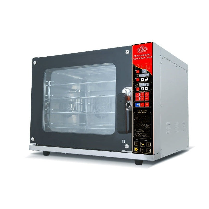 KRD Electric Perspective Convection Oven 2+2.6KW KR-4S digital convection oven with precise temperature control and touchscreen panel