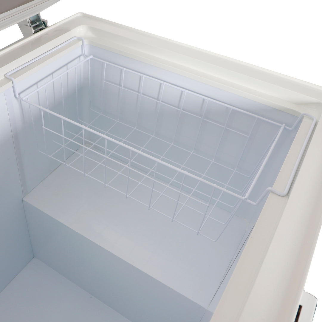 KRD Commercial Chest Freezer 357 Litres Solid Lid 1325x780x875mm White BD-40W359
