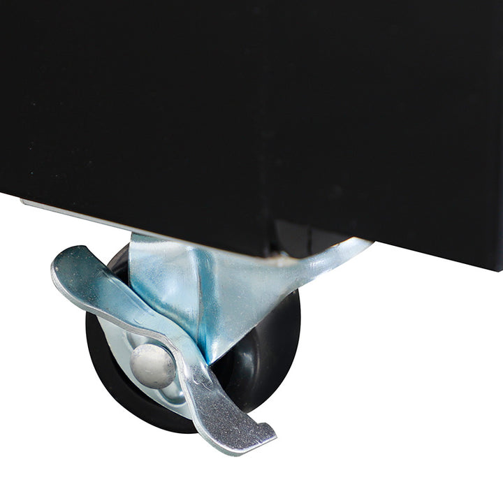 KRD Commercial Double Bottle Cooler Fridge 2 Sliding Glass Door 108cm LGF800S adjustable wheel for easy mobility