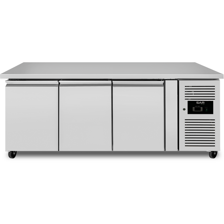 KRD Commercial Freezer counter Ventilated 3 doors Depth 700mm THP3100BT
