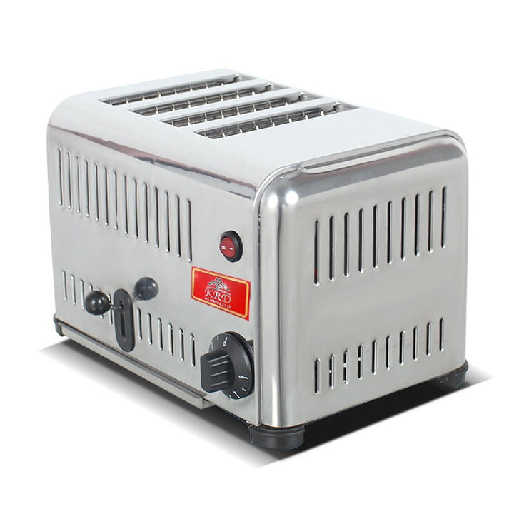 KRD Commercial Four-slice Electric Toaster 2kw KR-4BATS, stainless steel body, commercial catering equipment