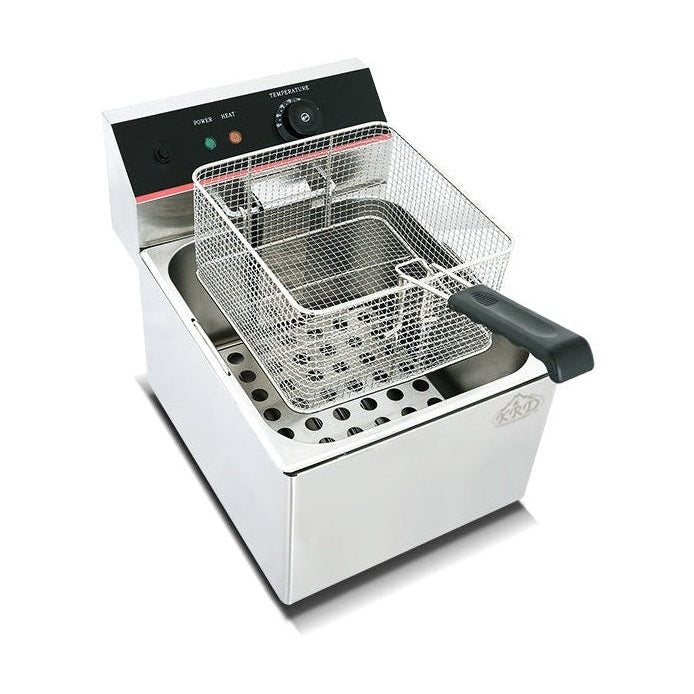 KRD Commercial Fryer Electric 8 litre Single 2.8kW Countertop KR-8L