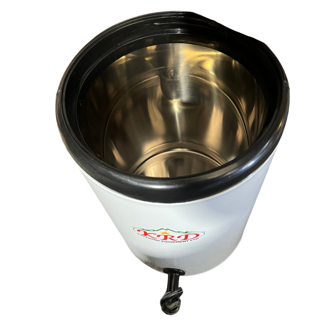 KRD Commercial Double wall Stainless Steel Coloured Beverage Dispenser 6 Litres