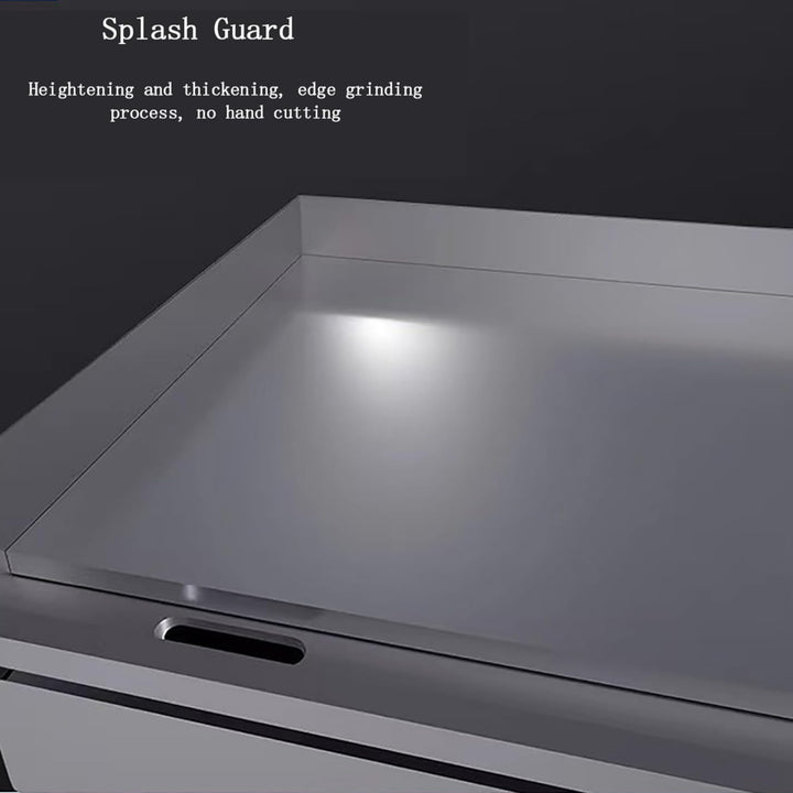 KRD Commercial Electric Flat Smooth Griddle 640x460x250mm 3.6kw OP820S