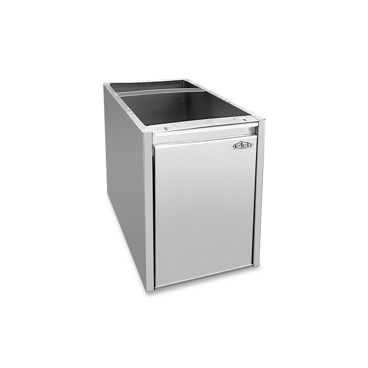 KRD Commercial Stainless Steel Waste Bin 660×400×555mm Soft-Close Tipping Door MER47
