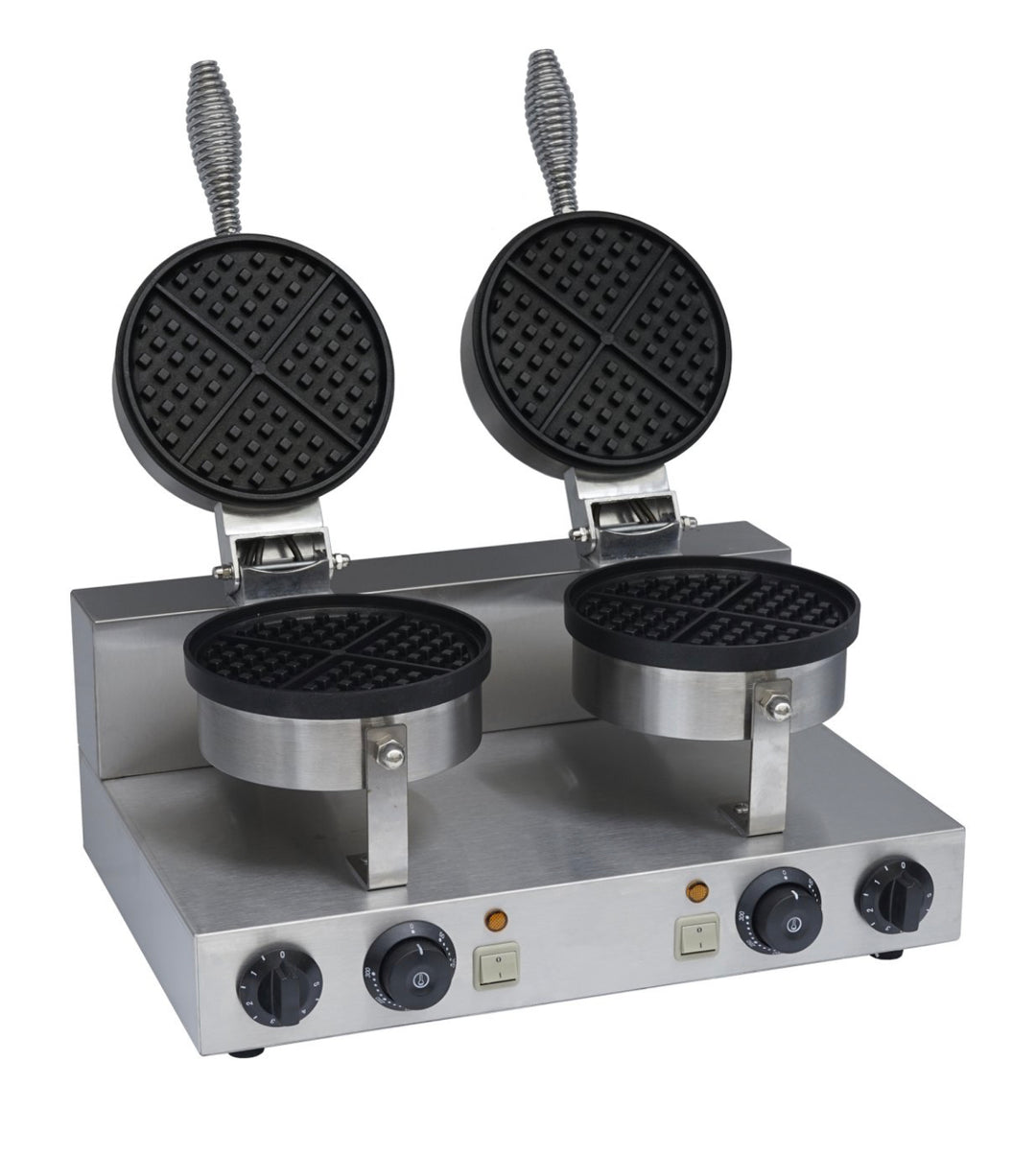 KRD Commercial Waffle Maker Double Round
