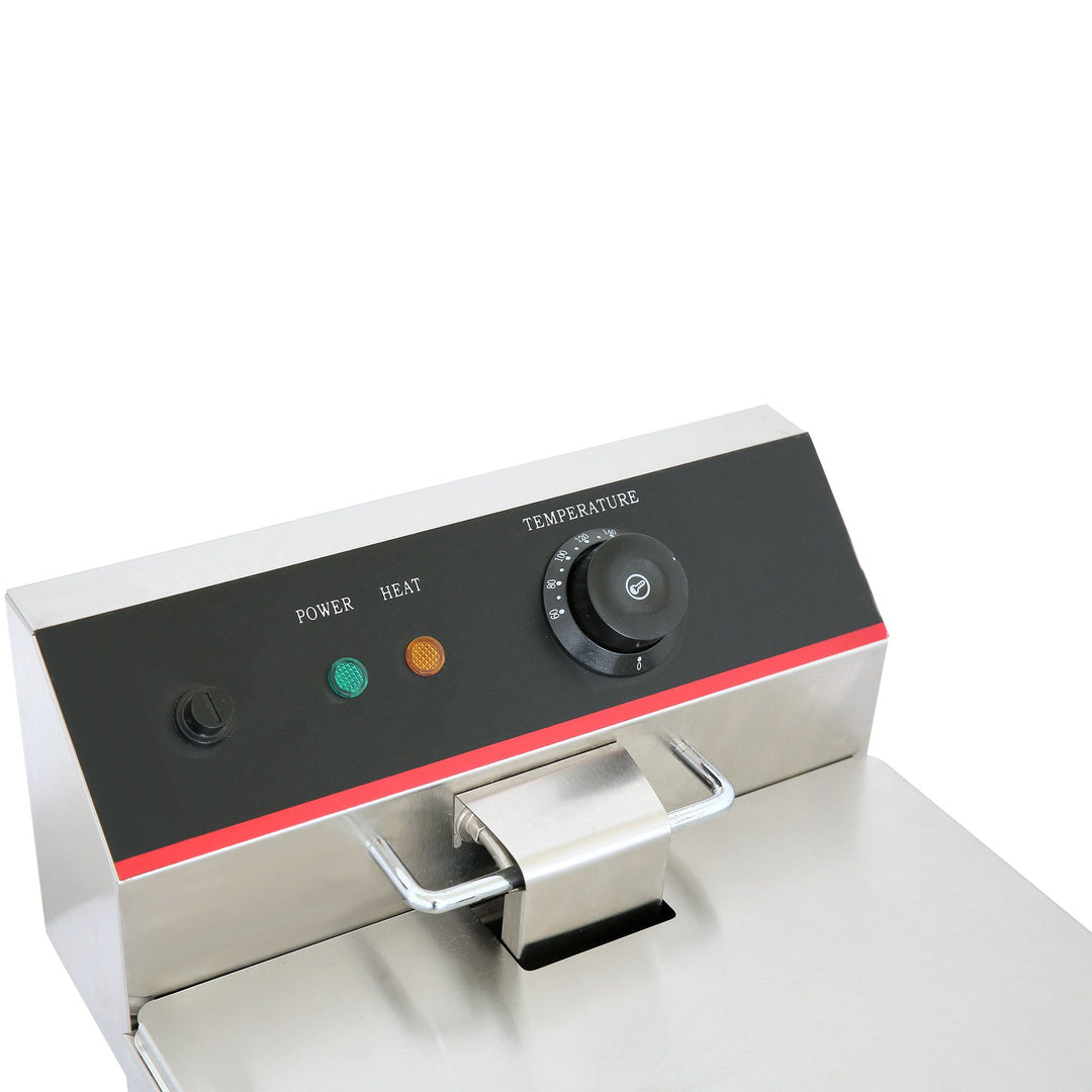 KRD Commercial Fryer Electric 6 litre Single 2.5kW Countertop KR6L