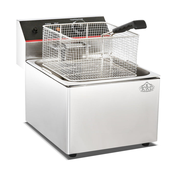 KRD Commercial Fryer Electric 6 litre Single 2.5kW Countertop KR6L