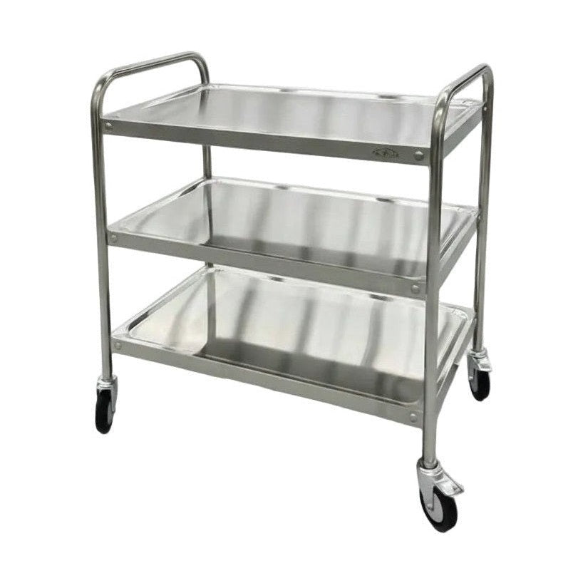KRD Commercial Serving/Service/Clearing Trolley Stainless steel 3 tier 1000x500x940mm THS3R105