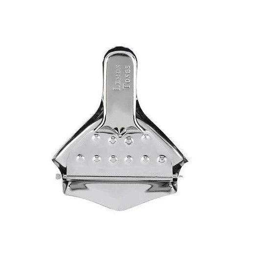 KRD Lemon Squeezer Tong Stainless Steel, premium stainless steel kitchen tool, 85mm length, efficient for juicing lemons and limes.