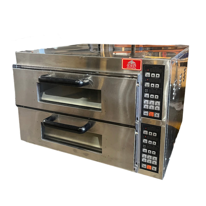 KRD Commercial Double Pizza oven Electric 2 chamber Digital controls 4.5kW HEP2T