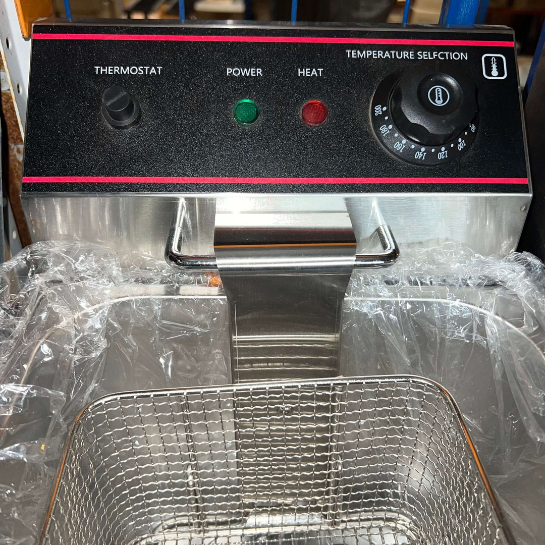 KRD 2x 8 Litre Twin Tank Commercial Electric Deep Fat Fryer AS8L2