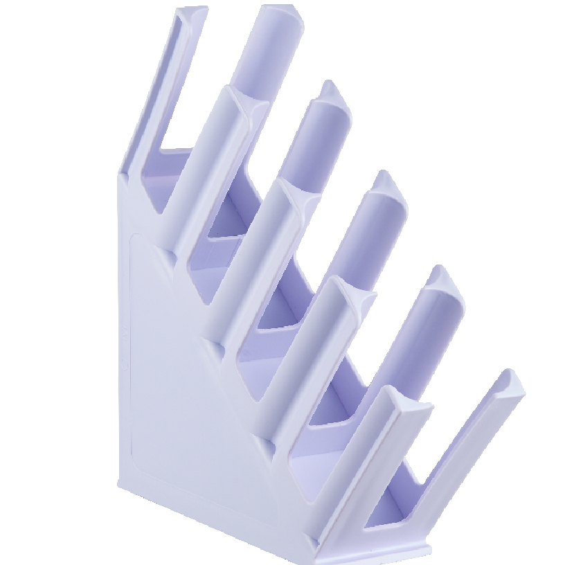 Tilted Cup Holder 4-Slots Polypropylene