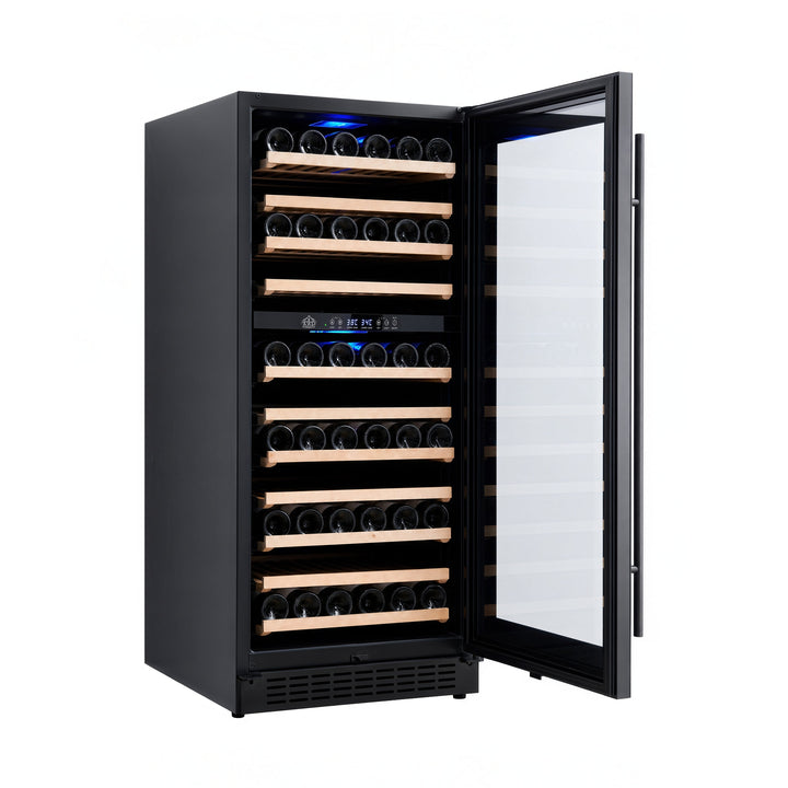 KRD Commercial Wine cooler 160W Dual temperature zone KWC280