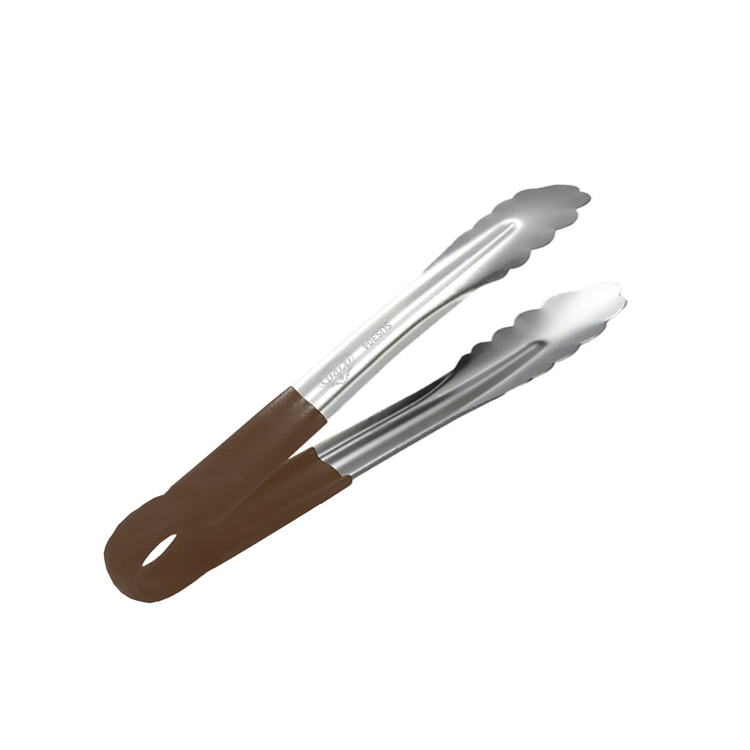 KRD Colour Coded Utility Serving Tongs clip 9" 220mm SS304