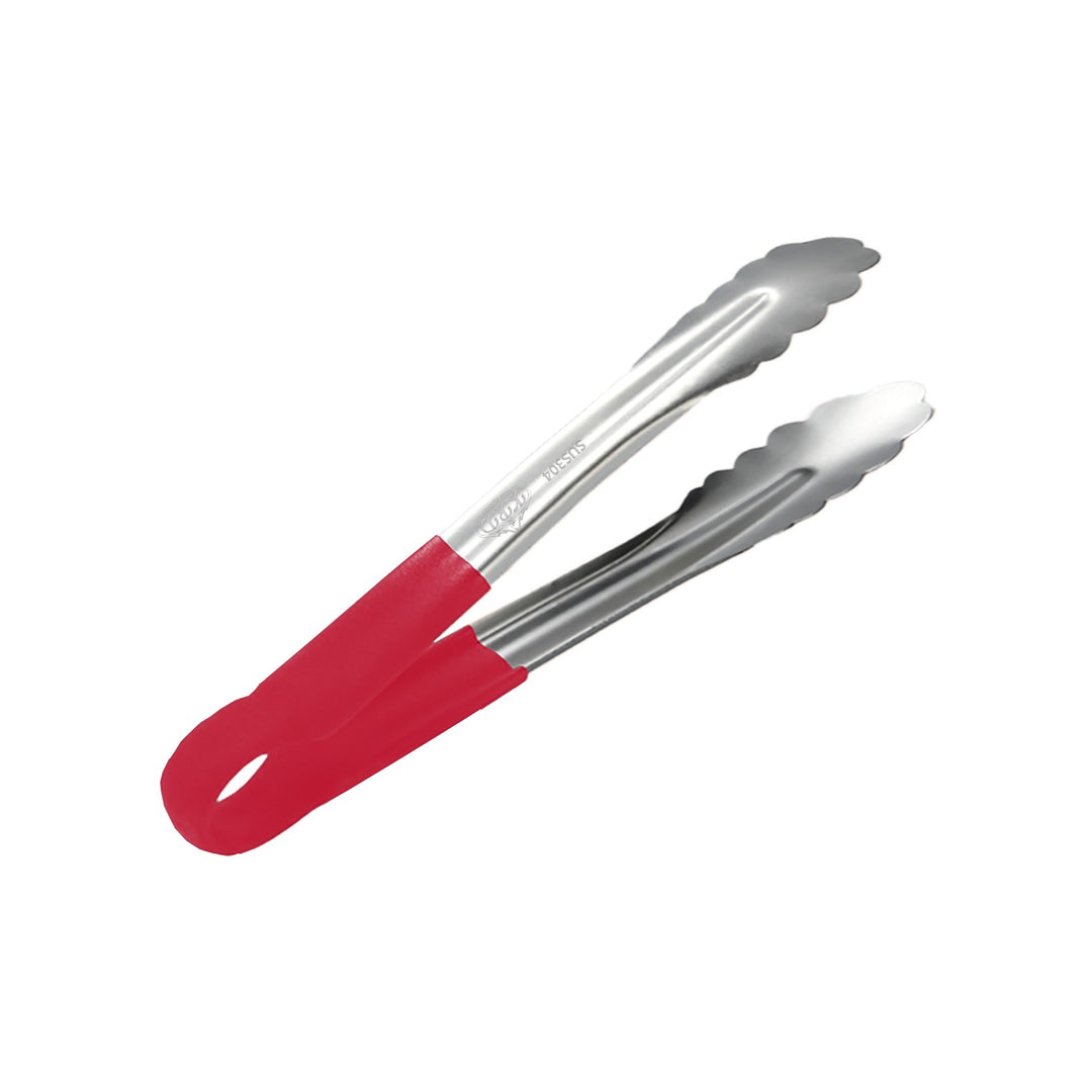 KRD Colour Coded Utility Serving Tongs clip 9" 220mm SS304