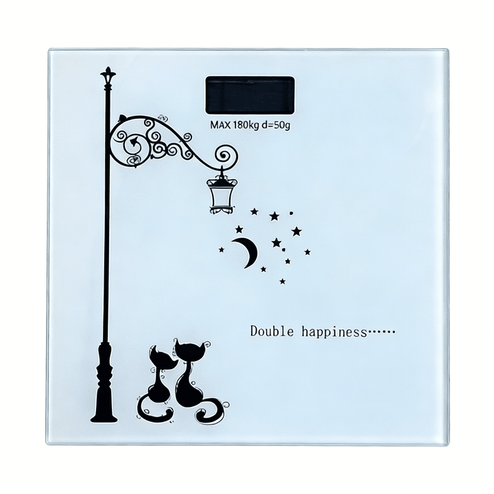 KRD Digital Glass Bathroom Weighing Scale 180kg/100g LCD ACS-2015K